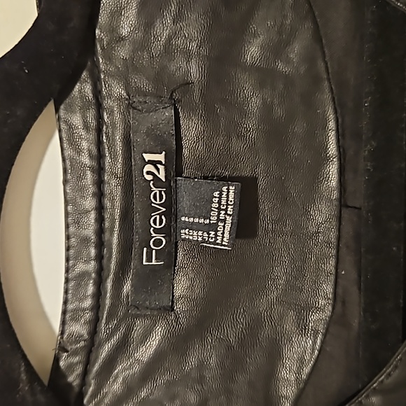 FOREVER 21 Faux leather beaded jacket - Picture 3 of 3